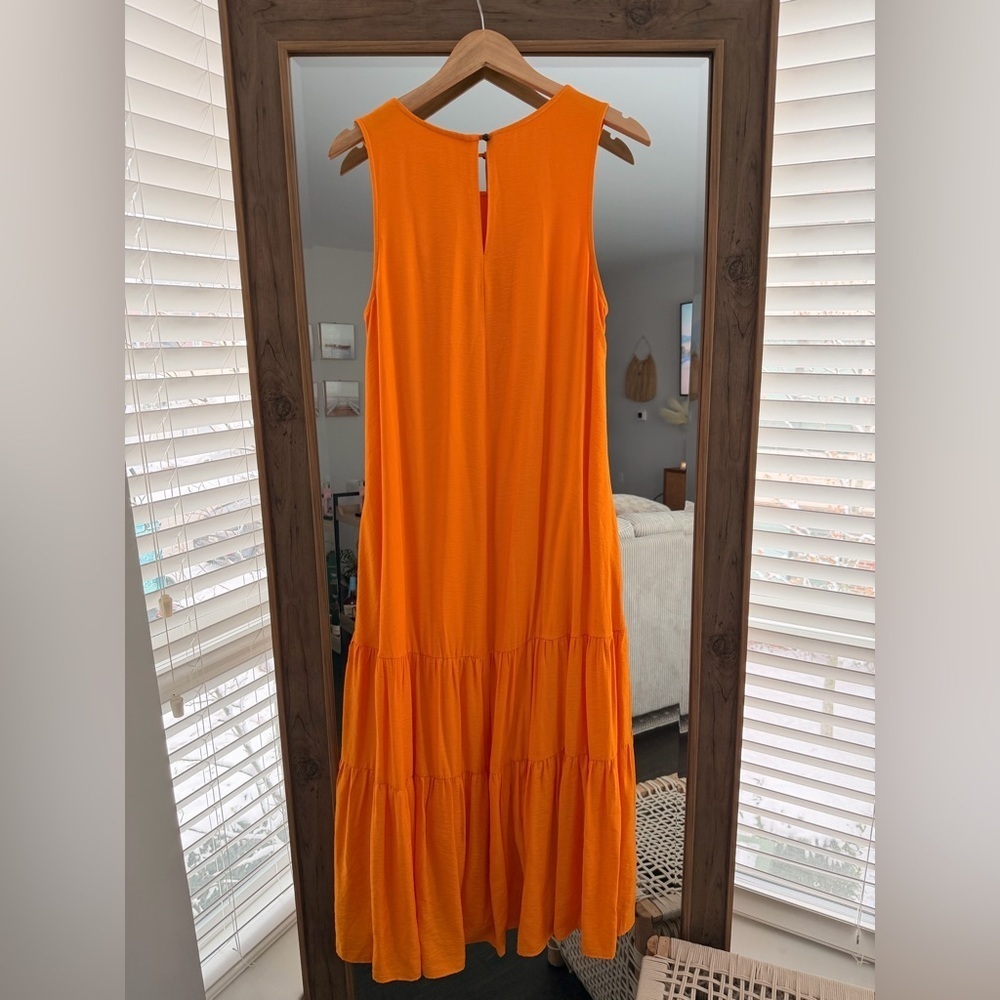 Anthropologie Maeve Marlene sleeveless tiered maxi dress - Picture 8 of 9